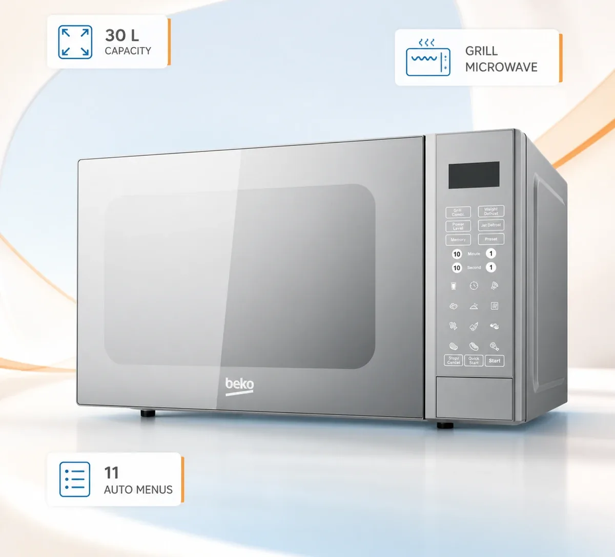 Beko 30L Grill Microwave Oven product image