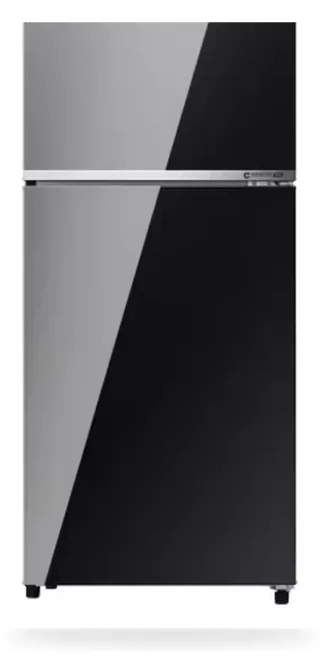 Hisense 277L TMF Inverter Glass Door Refrigerator Mirror Black — 2