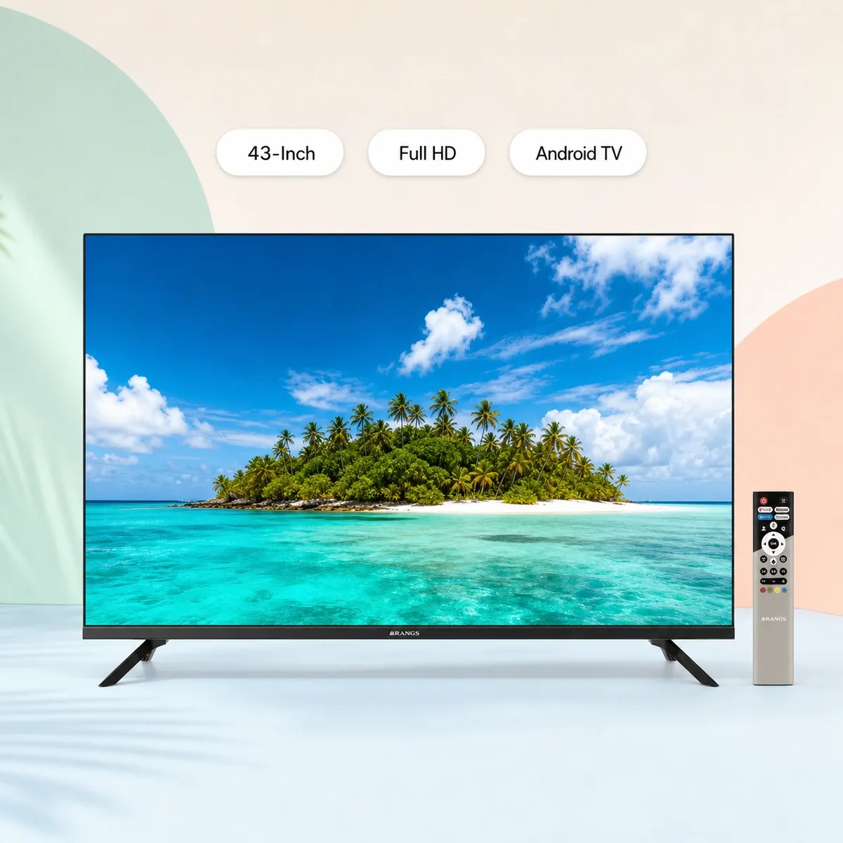 Rangs 43-Inch Google Certified Frameless FHD Android TV product image