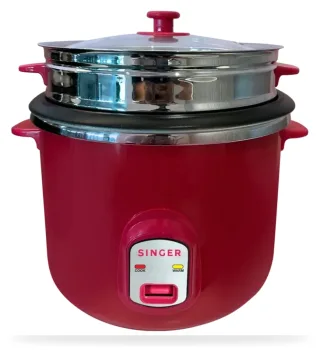 Singer Deluxe Pink 2.8L Rice Cooker with Auto Keep Warm — 4