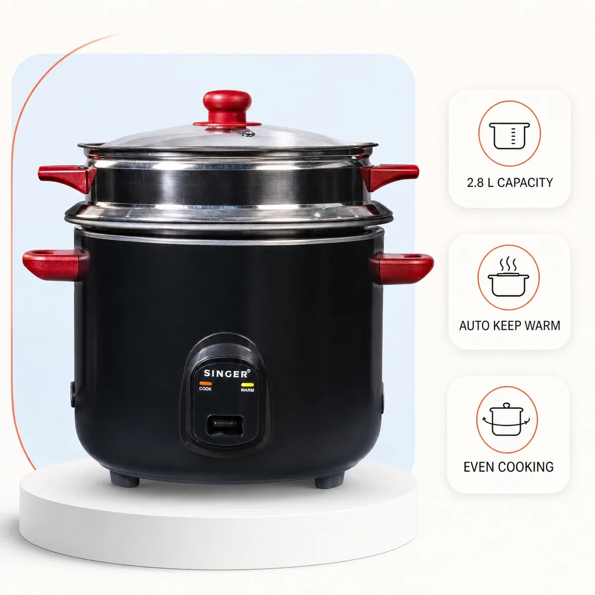 Singer Rice Cooker 2.8L product image