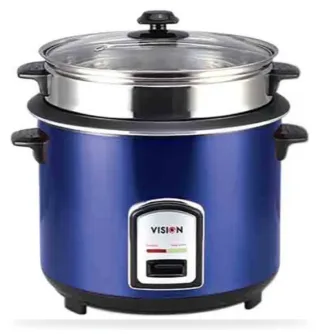 Vision Rice Cooker 1.8 L 40-06 SS Blue Double Pot — 4