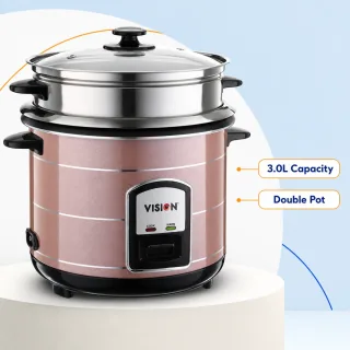 Vision Rice Cooker 3.0 Liter Coffee (Double Pot) — 1