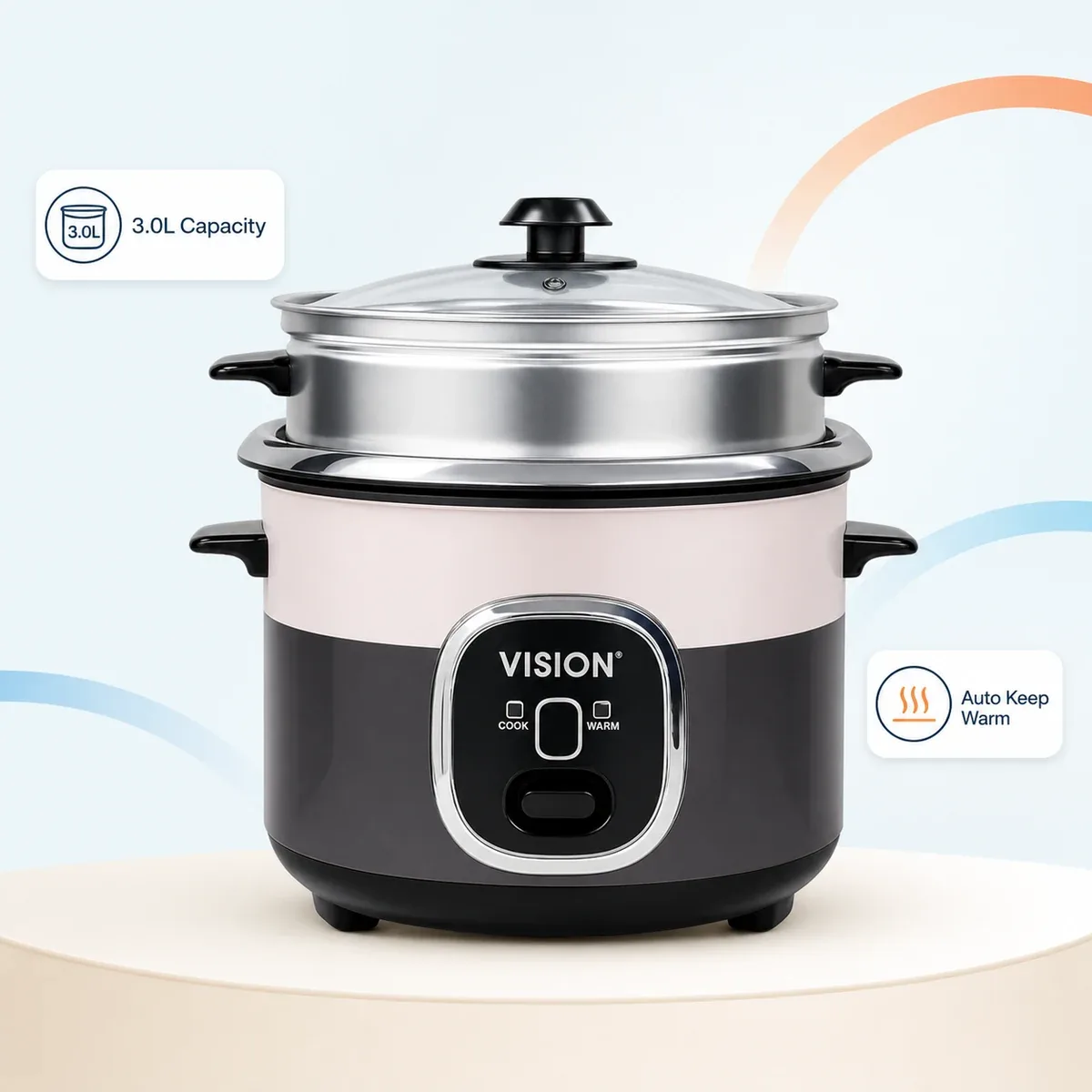 Vision Rice Cooker 3.0 L Delight (Double Pot) product image
