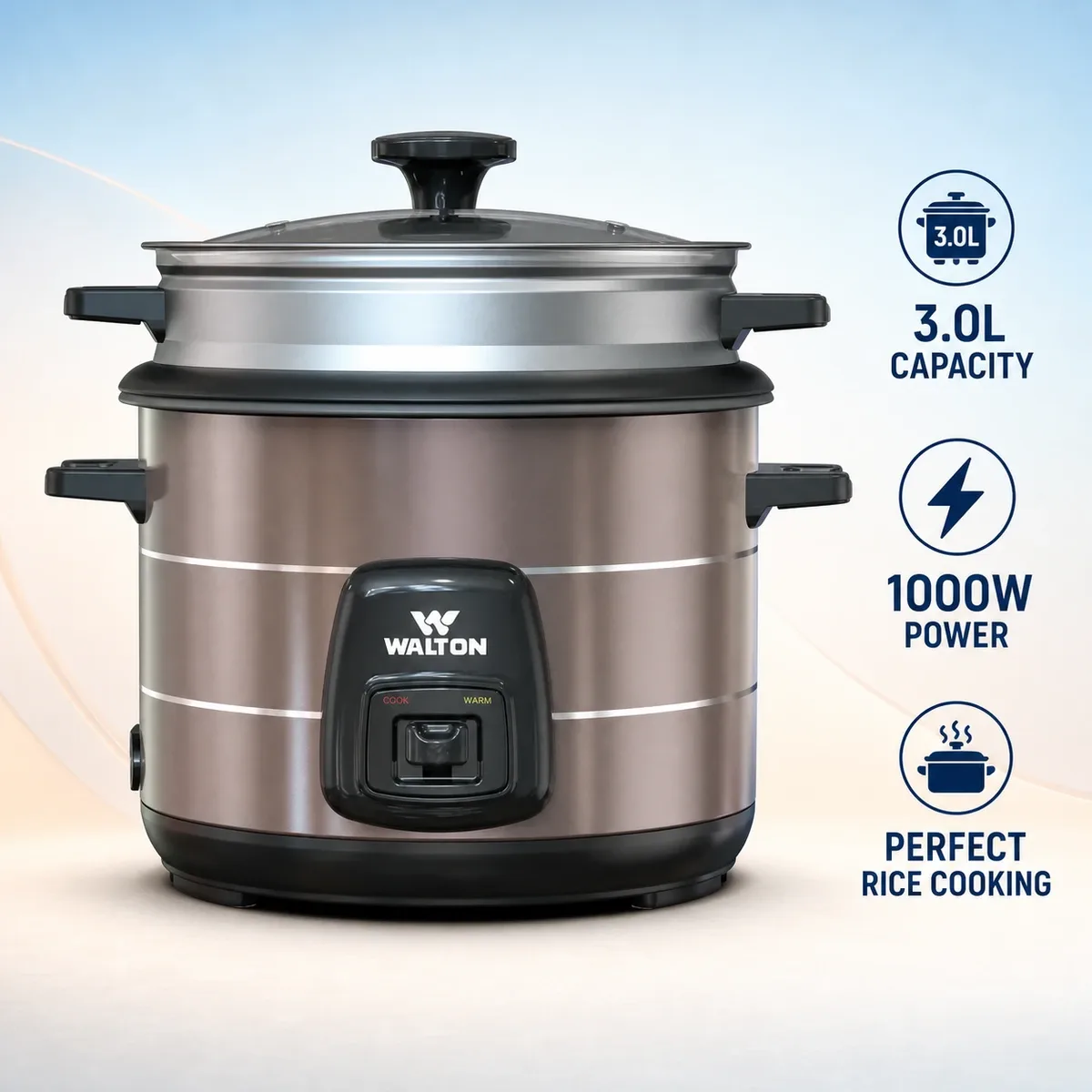 Walton 3 Liter Rice Cooker product image