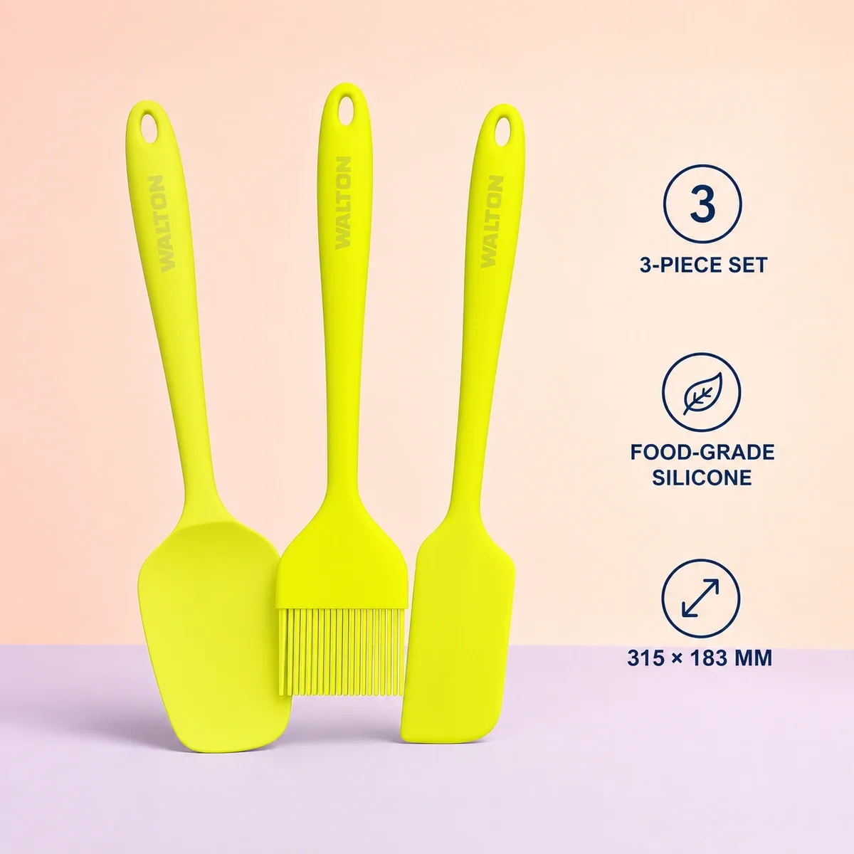 Walton Silicone Baking Set 3pcs price in Bangladesh