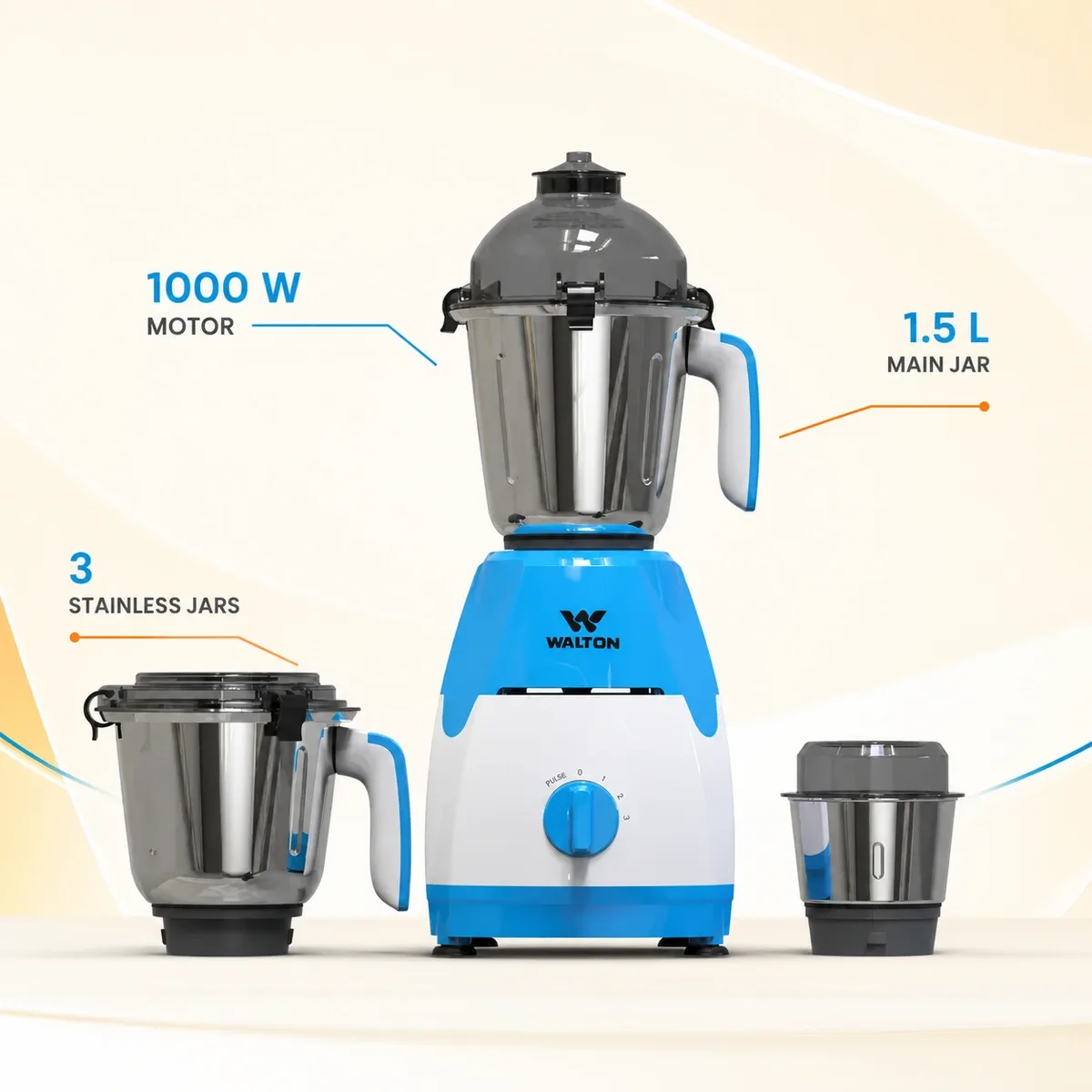 Walton VK Series Mixer Grinder 1000 Watt product image